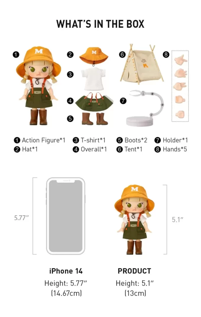 Action figure MOLLY Go Camping