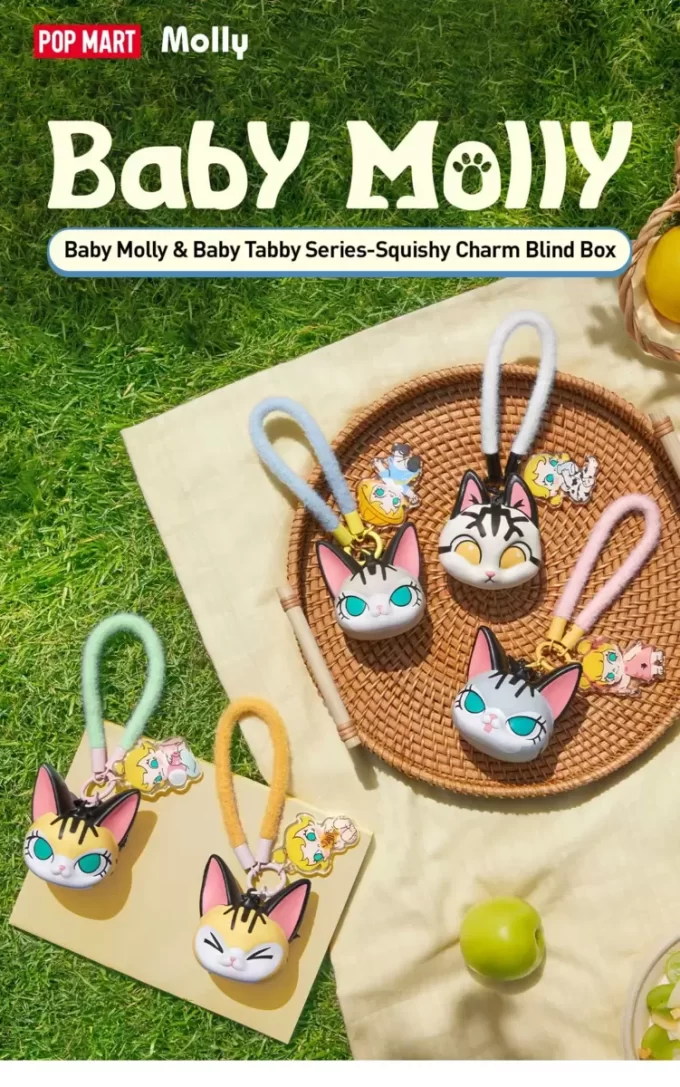 Baby Molly & Baby Tabby Series – Scatola cieca con ciondolo Pinch Baby Molly & Baby Tabby Series – Scatola cieca con ciondolo Pinch