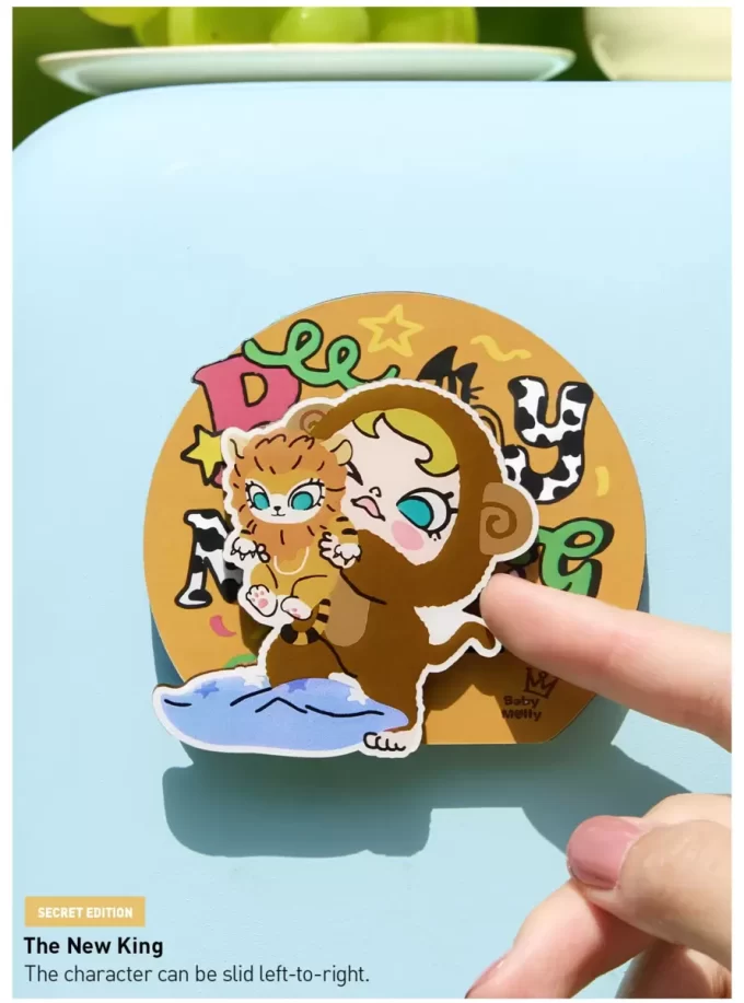 Baby Molly & Baby Tabby Series – Scatola cieca con magnete per frigorifero Baby Molly & Baby Tabby Series – Scatola cieca con magnete per frigorifero