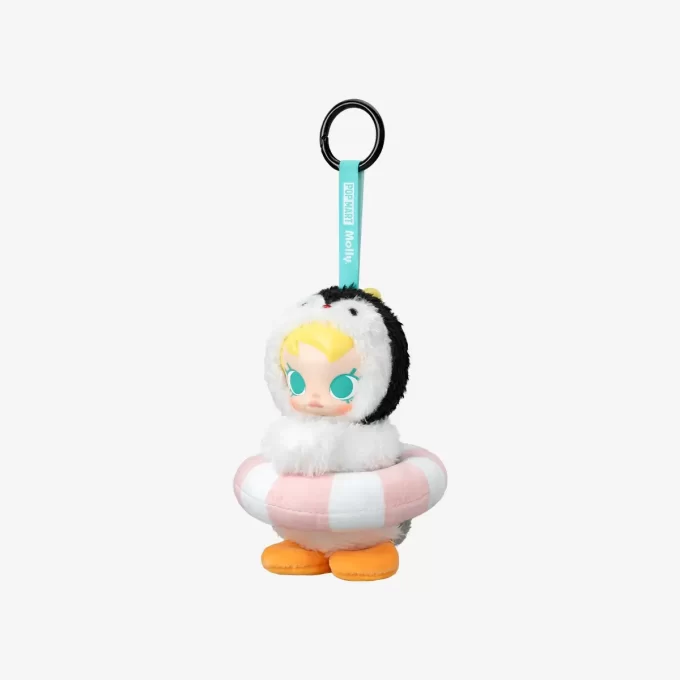 Baby Molly × Pingu Happy Fishing Series – Ciondolo in peluche in vinile, scatola cieca