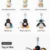 Baby Molly × Pingu Happy Fishing Series – Ciondolo in peluche in vinile, scatola cieca