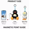 Baby Molly × Pingu Happy Fishing Series – Ciondolo in peluche in vinile, scatola cieca