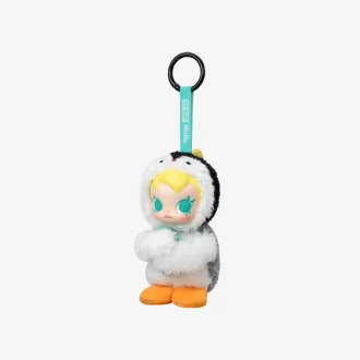Baby Molly × Pingu Happy Fishing Series – Ciondolo in peluche in vinile, scatola cieca