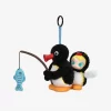 Baby Molly × Pingu Happy Fishing Series – Ciondolo in peluche in vinile, scatola cieca
