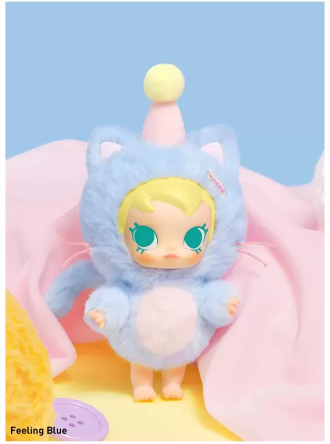 Baby Molly Pocket Friends Series – Ciondolo in peluche in vinile, scatola cieca