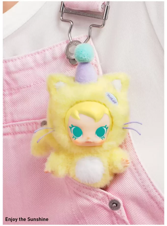 Baby Molly Pocket Friends Series – Ciondolo in peluche in vinile, scatola cieca