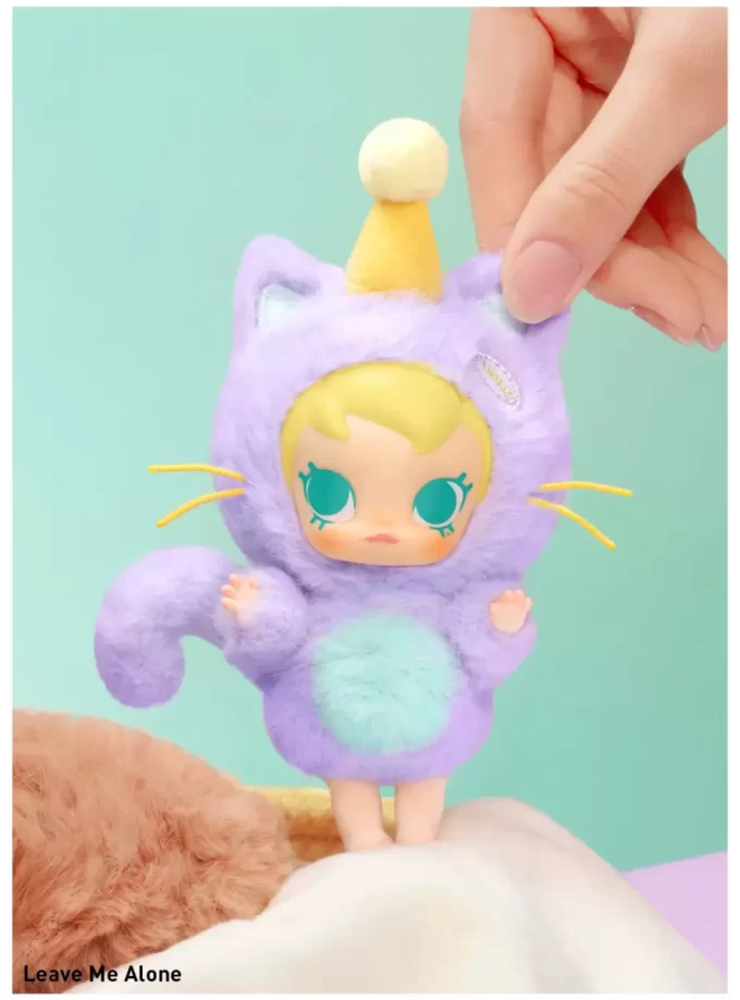 Baby Molly Pocket Friends Series – Ciondolo in peluche in vinile, scatola cieca
