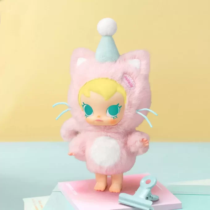 Baby Molly Pocket Friends Series – Ciondolo in peluche in vinile, scatola cieca