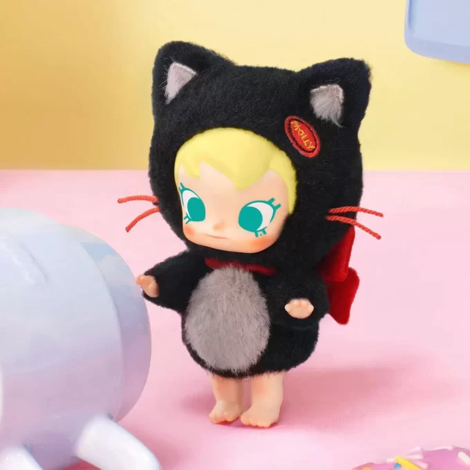 Baby Molly Pocket Friends Series – Ciondolo in peluche in vinile, scatola cieca