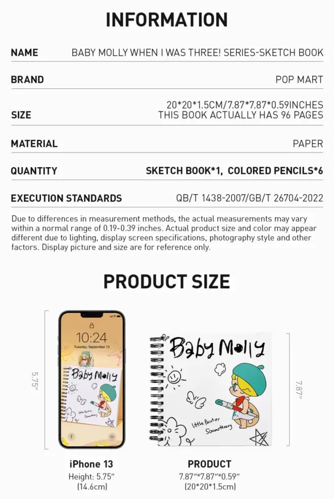 Baby Molly quando avevo tre anni! – Libro degli schizzi