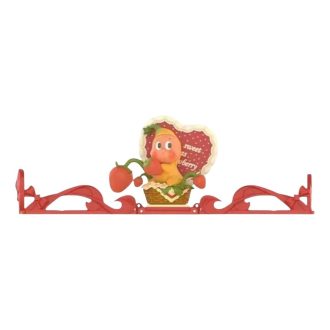 Biglietto d’auguri con scena “Twinkle Twinkle Little Strawberry”