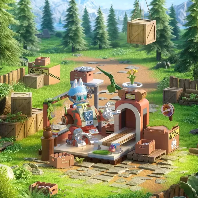 Blocchi della serie base segreta della foresta dei mostri
