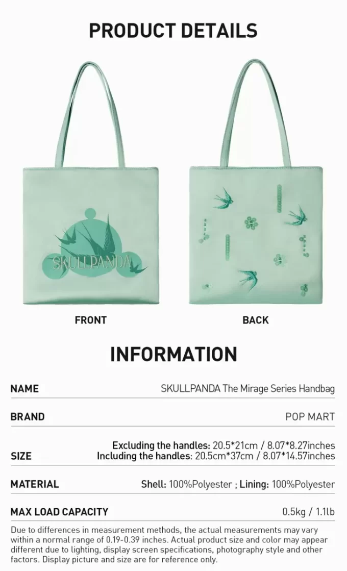 Borsa a mano della serie Mirage di SKULLPANDA