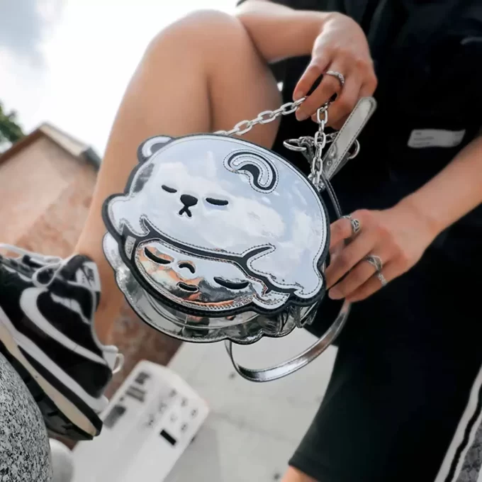 Borsa a tracolla della serie DIMOO Aquarium (orso polare)
