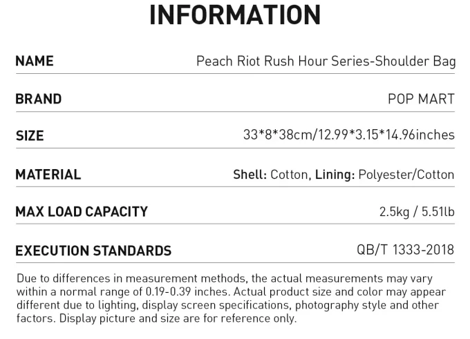 Borsa a tracolla Peach Riot Rush Hour Series Borsa a tracolla Peach Riot Rush Hour Series