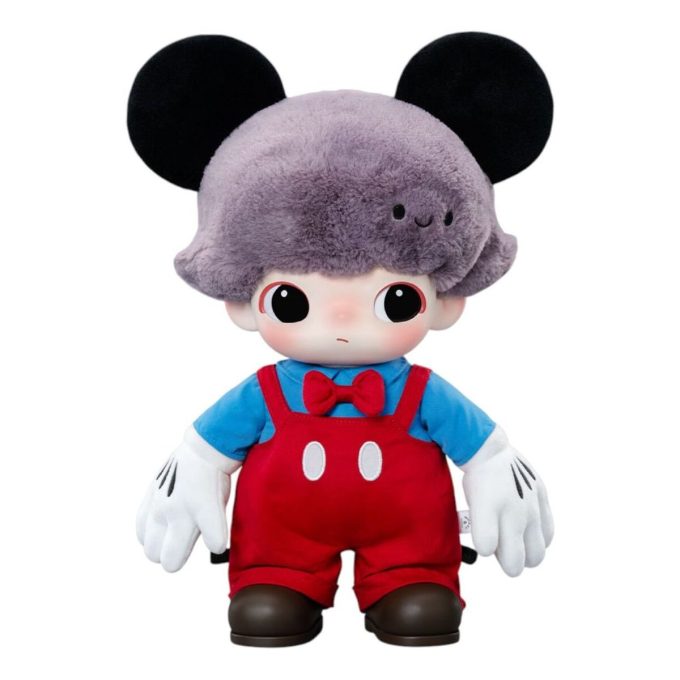 Borsa in peluche in vinile Pop Mart x Disney Dimoo World Mickey