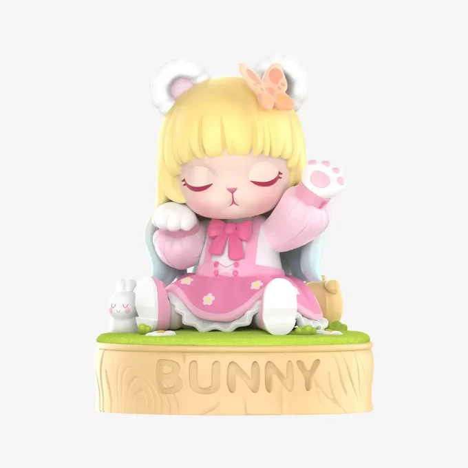 BUNNY Figurina rosa a forma di cuore