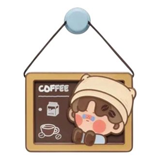 Calamita da frigorifero Pop Bean Coffee Factory “Pino Jelly Milk Coffee Lover”