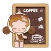 Calamita da frigorifero Pop Bean Coffee Factory “Skullpanda Coffee Moment”