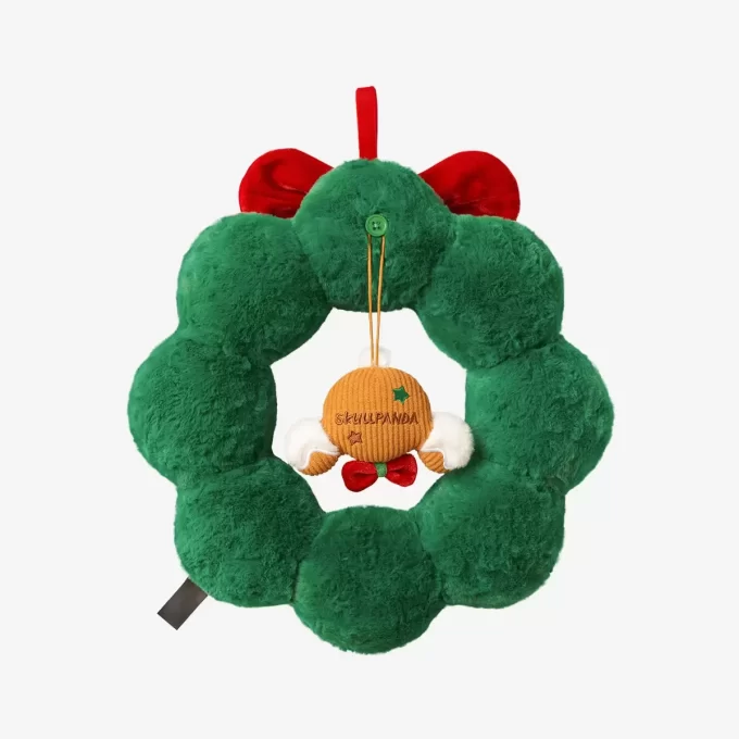 Ciondolo a forma di ghirlanda di peluche della serie Tell Me What You Want di SKULLPANDA
