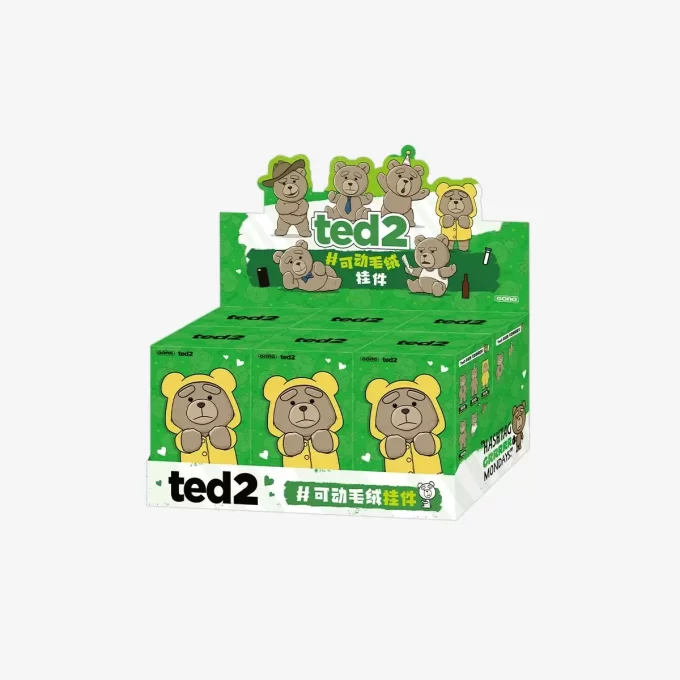 Ciondolo di peluche a forma di orsetto Ted2 Ciondolo di peluche a forma di orsetto Ted2