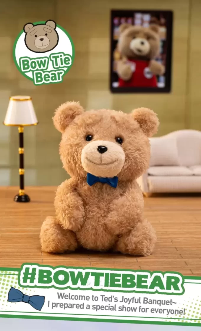 Ciondolo di peluche a forma di orsetto Ted2 Ciondolo di peluche a forma di orsetto Ted2