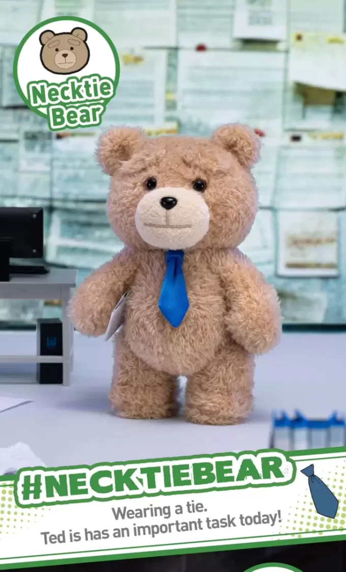 Ciondolo di peluche a forma di orsetto Ted2 Ciondolo di peluche a forma di orsetto Ted2