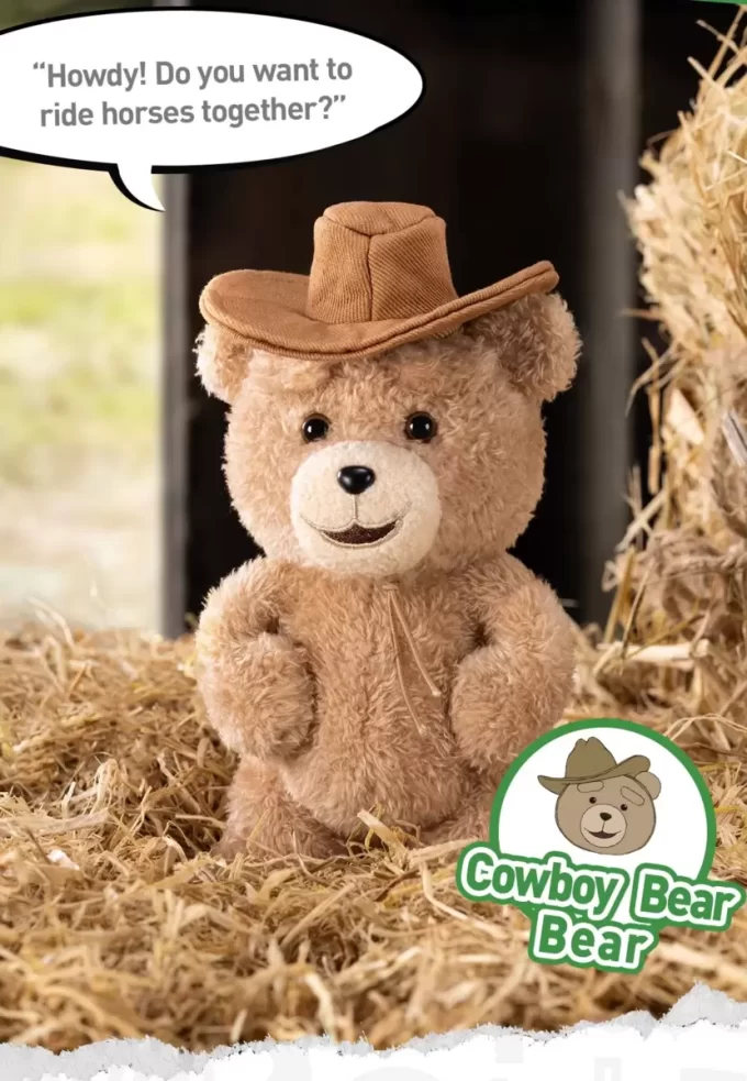 Ciondolo di peluche a forma di orsetto Ted2 Ciondolo di peluche a forma di orsetto Ted2