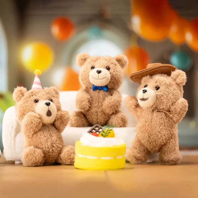 Ciondolo di peluche a forma di orsetto Ted2 Ciondolo di peluche a forma di orsetto Ted2