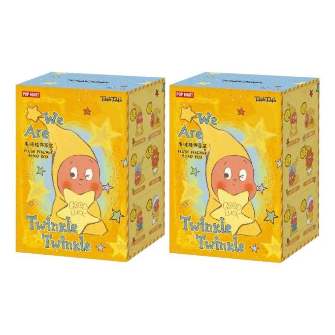 Ciondolo di peluche della serie We are Twinkle Twinkle, confezione sigillata (2 scatole cieche)