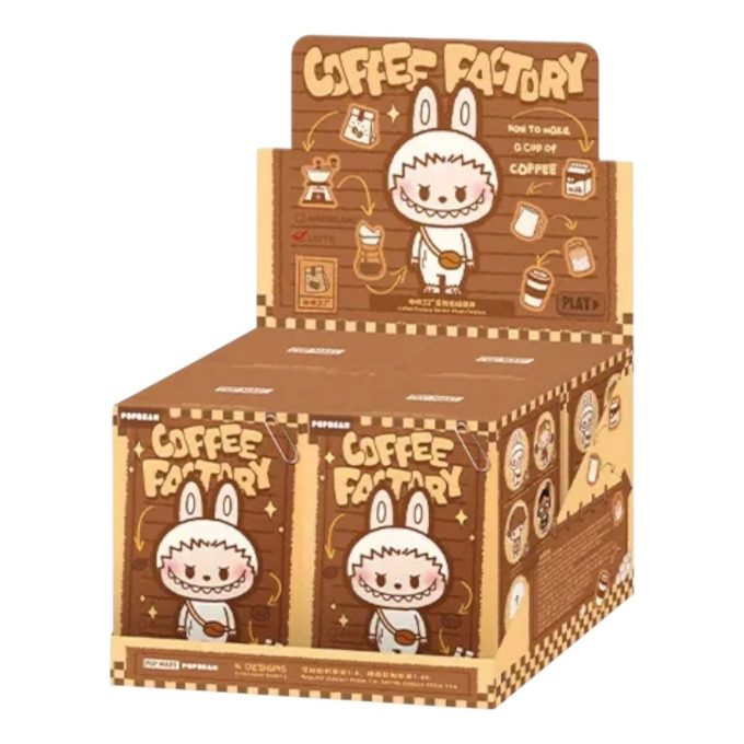 Ciondolo di peluche Pop Bean Coffee Factory in confezione sigillata (4 scatole cieche)