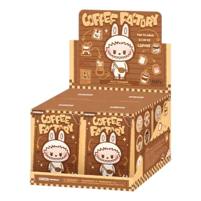 Ciondolo di peluche Pop Bean Coffee Factory in confezione sigillata (4 scatole cieche)
