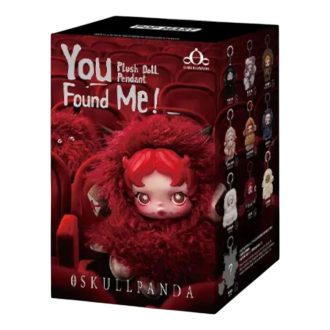 Ciondolo di peluche Skullpanda You Found Me, confezione sigillata (1 scatola cieca)