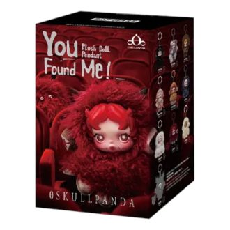 Ciondolo di peluche Skullpanda You Found Me, confezione sigillata (1 scatola cieca)