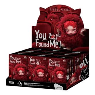 Ciondolo di peluche Skullpanda You Found Me, confezione sigillata (9 scatole cieche)