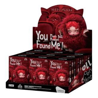 Ciondolo di peluche Skullpanda You Found Me, confezione sigillata (9 scatole cieche)