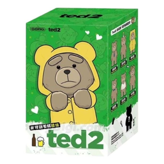 Ciondolo di peluche Ted2 Teddy Bear Action in confezione sigillata (1 scatola cieca)