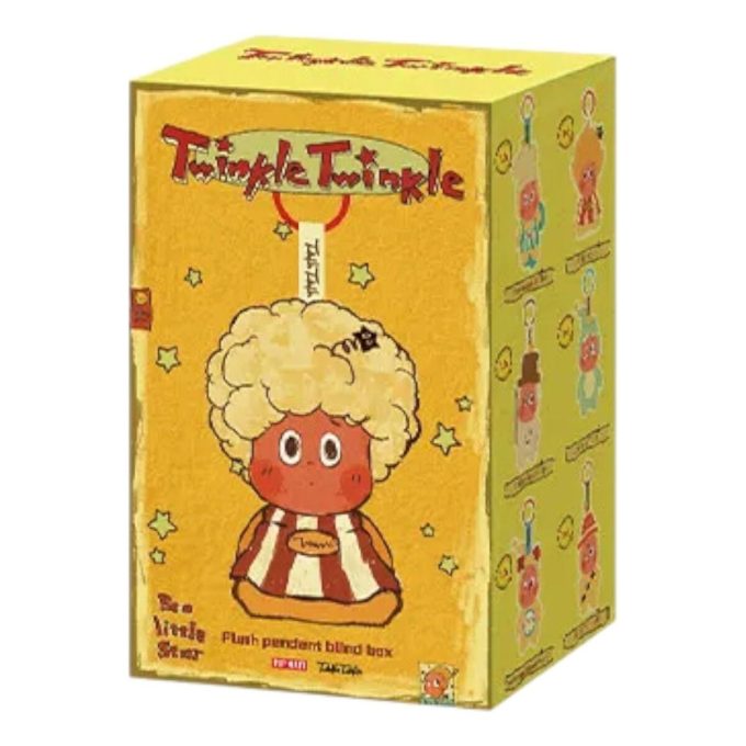 Ciondolo di peluche Twinkle Twinkle Be a Little Star, confezione sigillata (1 scatola cieca)