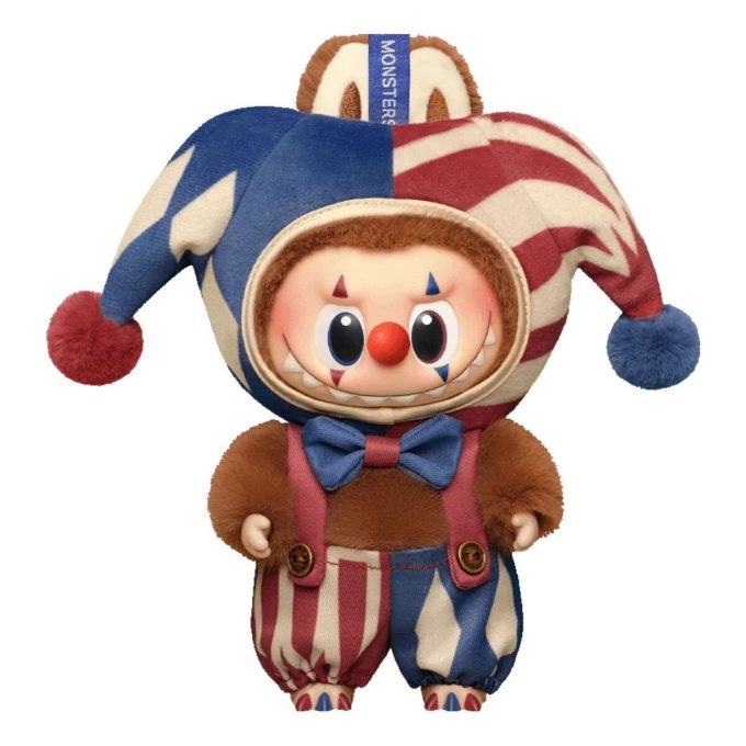 Ciondolo in peluche in vinile della serie Why So Serious “Joker che lancia la palla e clown giocoliere”