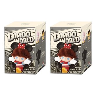 Ciondolo in peluche in vinile Disney Dimoo World, confezione sigillata (2 scatole cieche)