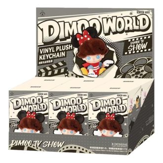 Ciondolo in peluche in vinile Disney Dimoo World, confezione sigillata (6 scatole cieche)