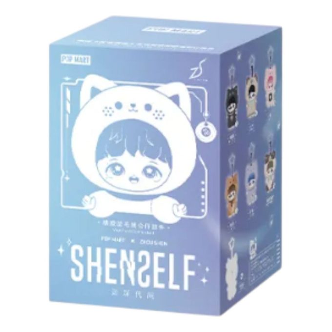 Ciondolo in peluche in vinile Zhou Shen Shenself, confezione sigillata (1 scatola cieca)