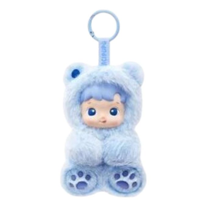 Ciondolo in vinile di peluche a forma di orsetto gommoso Hacipupu “gusto mirtillo”