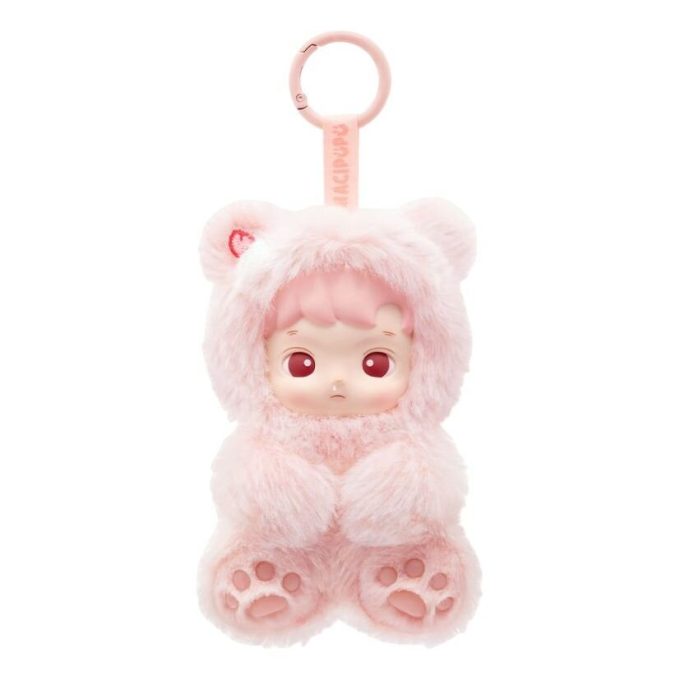 Ciondolo in vinile di peluche a forma di orsetto gommoso Hacipupu “gusto pesca”