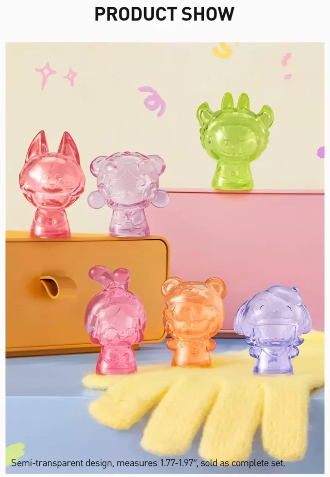Cofanetto della serie di marionette da mano in pigiama POP BEAN