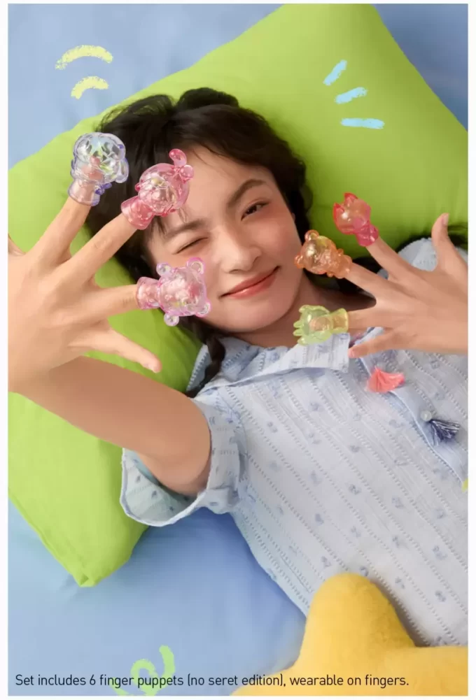 Cofanetto della serie di marionette da mano in pigiama POP BEAN