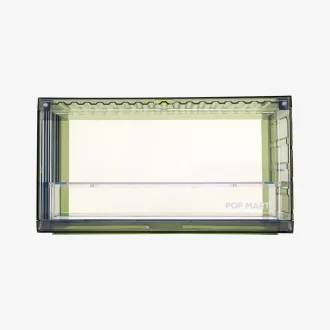 Contenitore espositivo assemblato POP MART (verde trasparente)