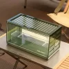 Contenitore espositivo assemblato POP MART (verde trasparente)