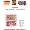 Contenitore espositivo luminoso POP MART (bianco, giallo e rosa)
