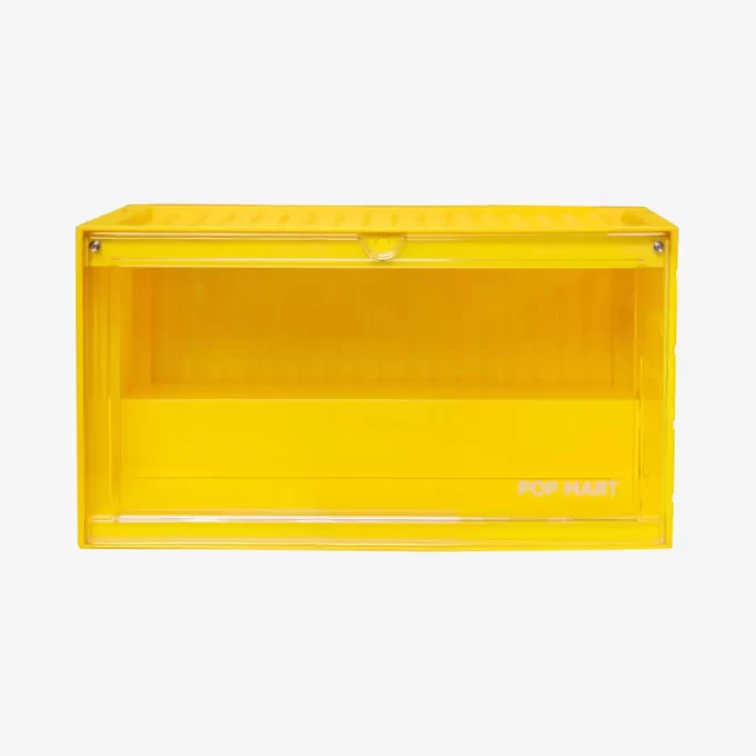 Contenitore espositivo luminoso POP MART (bianco, giallo e rosa)